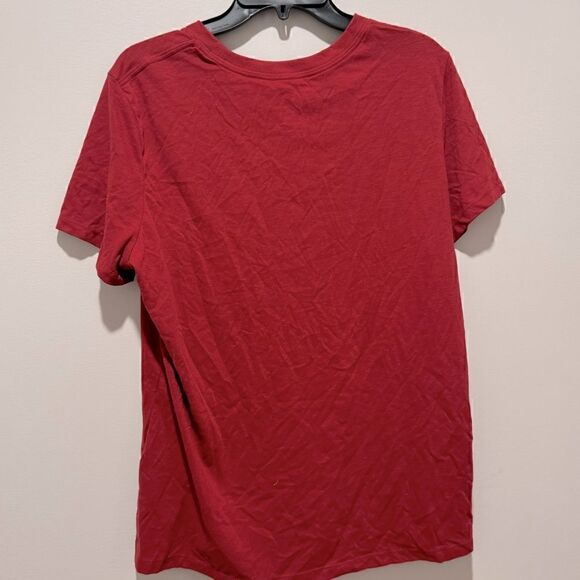 Nike Dry Legend Wome's Training T-shirt Scoop Neckline pomegranate XL New tee - Picture 4 of 7